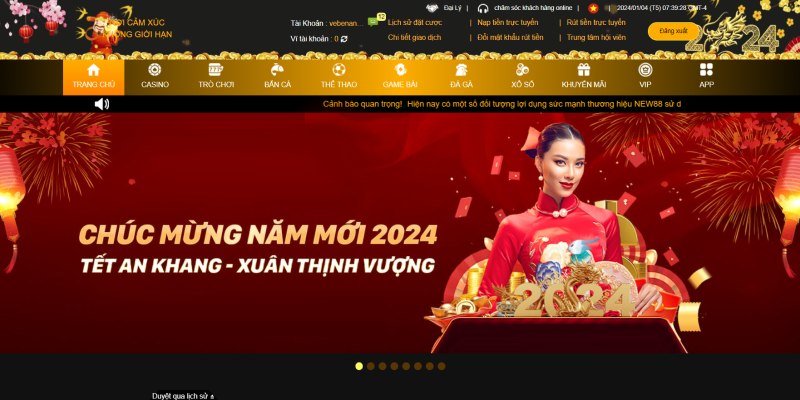 Đăng nhập đường link chính thống